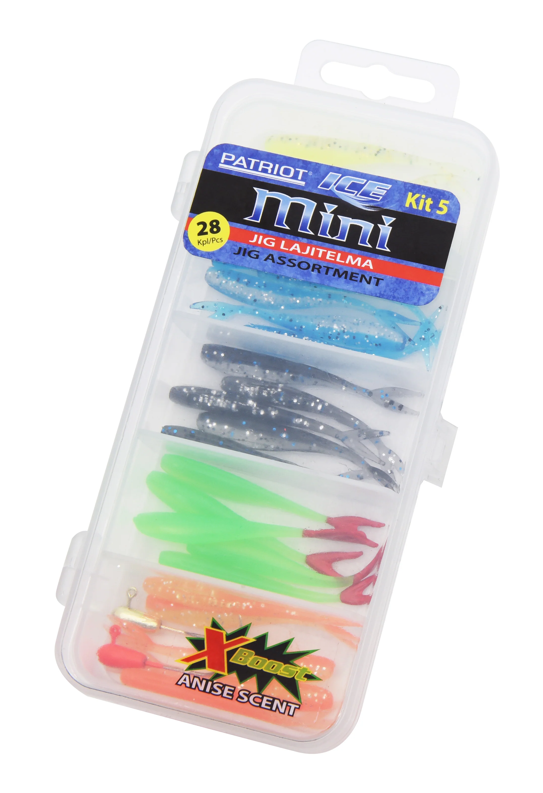 Patriot Ice Mini pilkkijigilajitelma 5 28 kpl/pkt