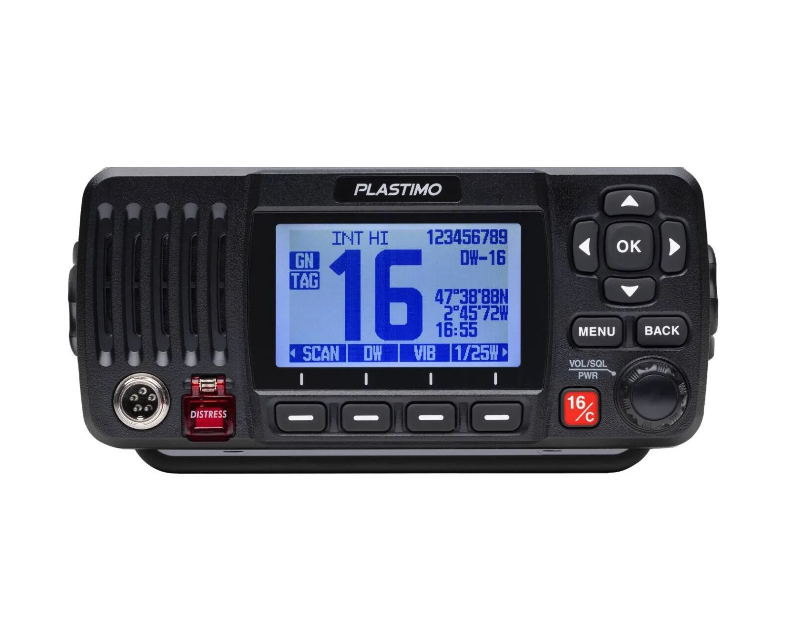 Plastimo FX-500+ kiinteä VHF puhelin DSC, GPS - Image 2