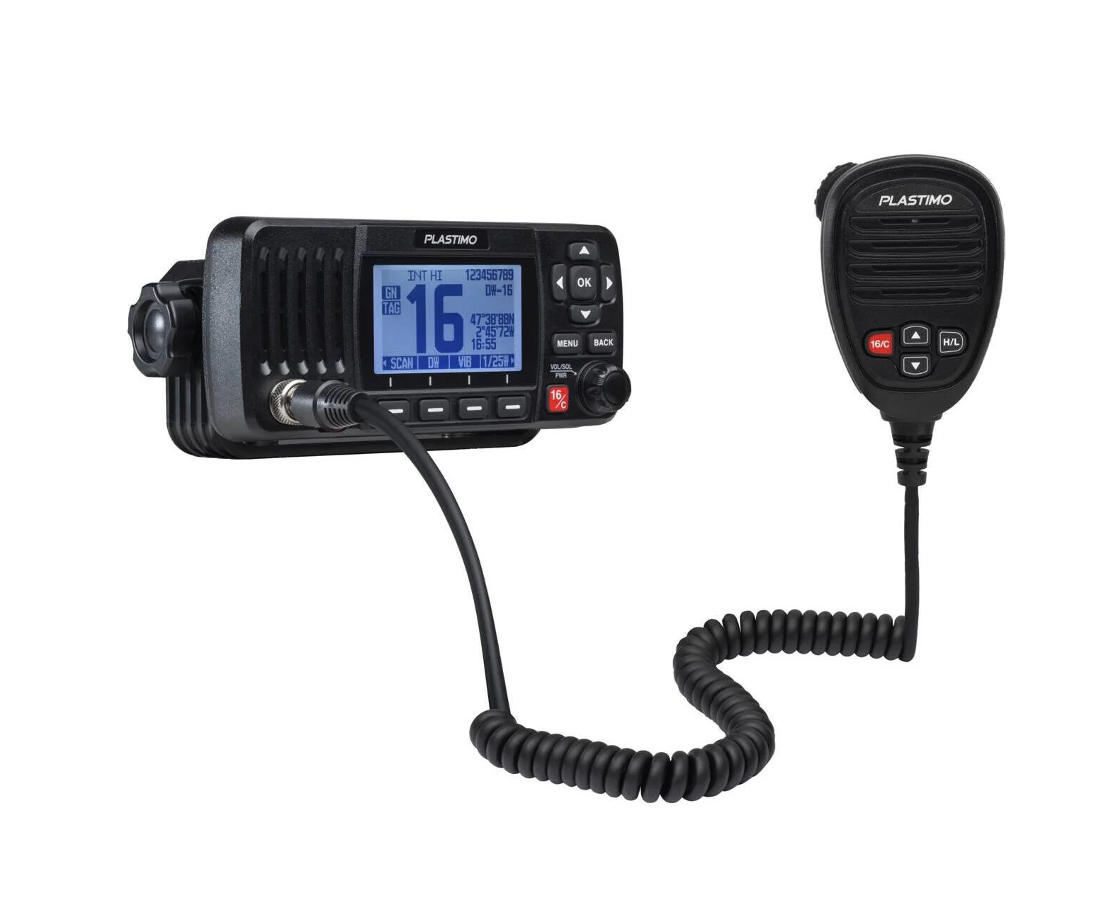 Plastimo FX-500+ kiinteä VHF puhelin DSC, GPS - Image 3