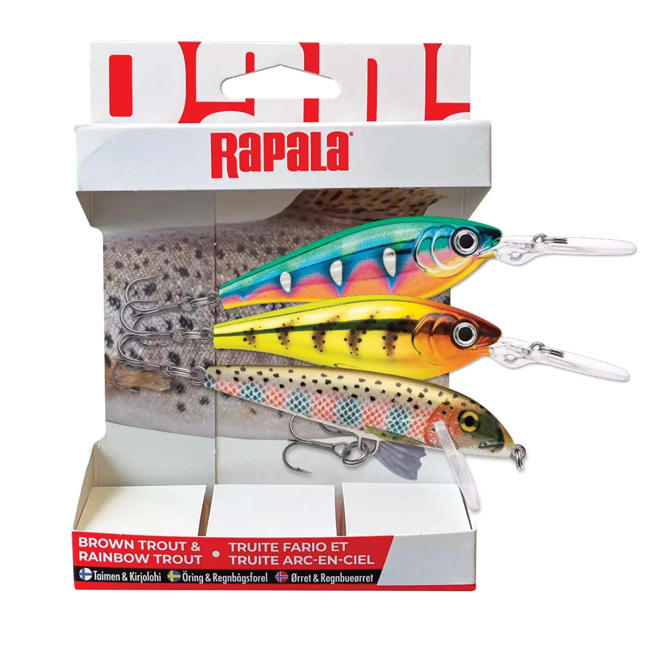 Rapala Essentials Trout & Rainbow Sunny 2.0 viehelajitelma - Image 3