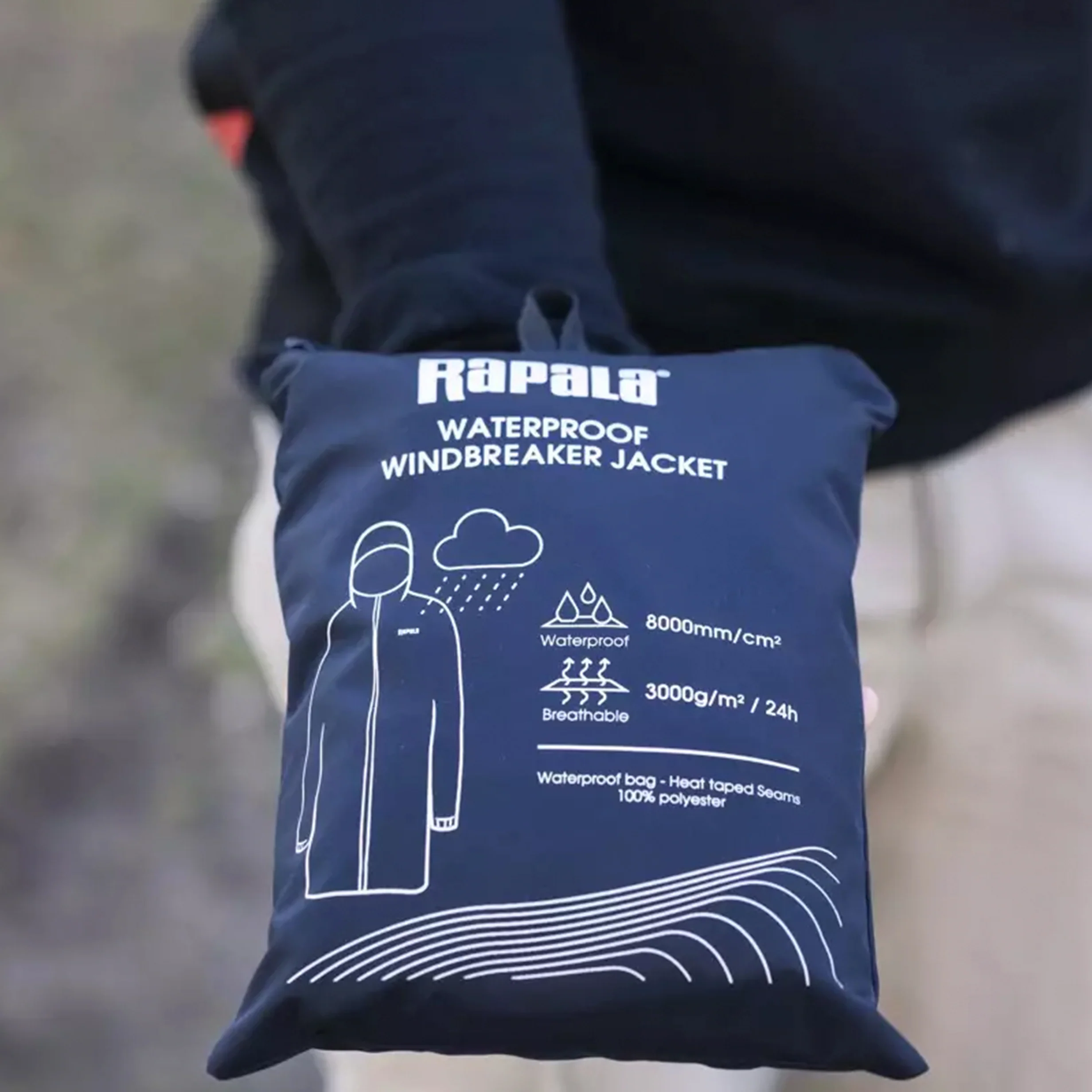Rapala Waterproof Windbreaker takki - Image 4