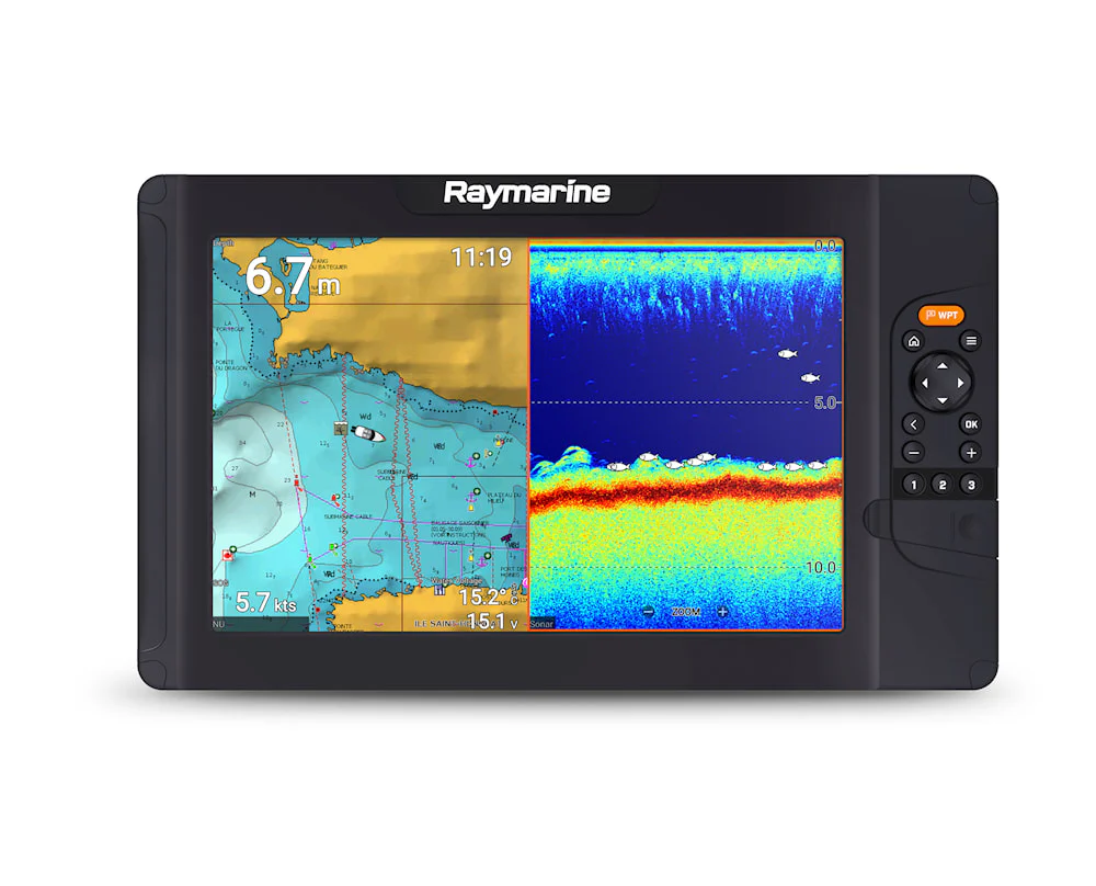 Raymarine Element 12 HV yhdistelmälaite + HV-100 anturi + Pohjois-Euroopan kartta - Image 2