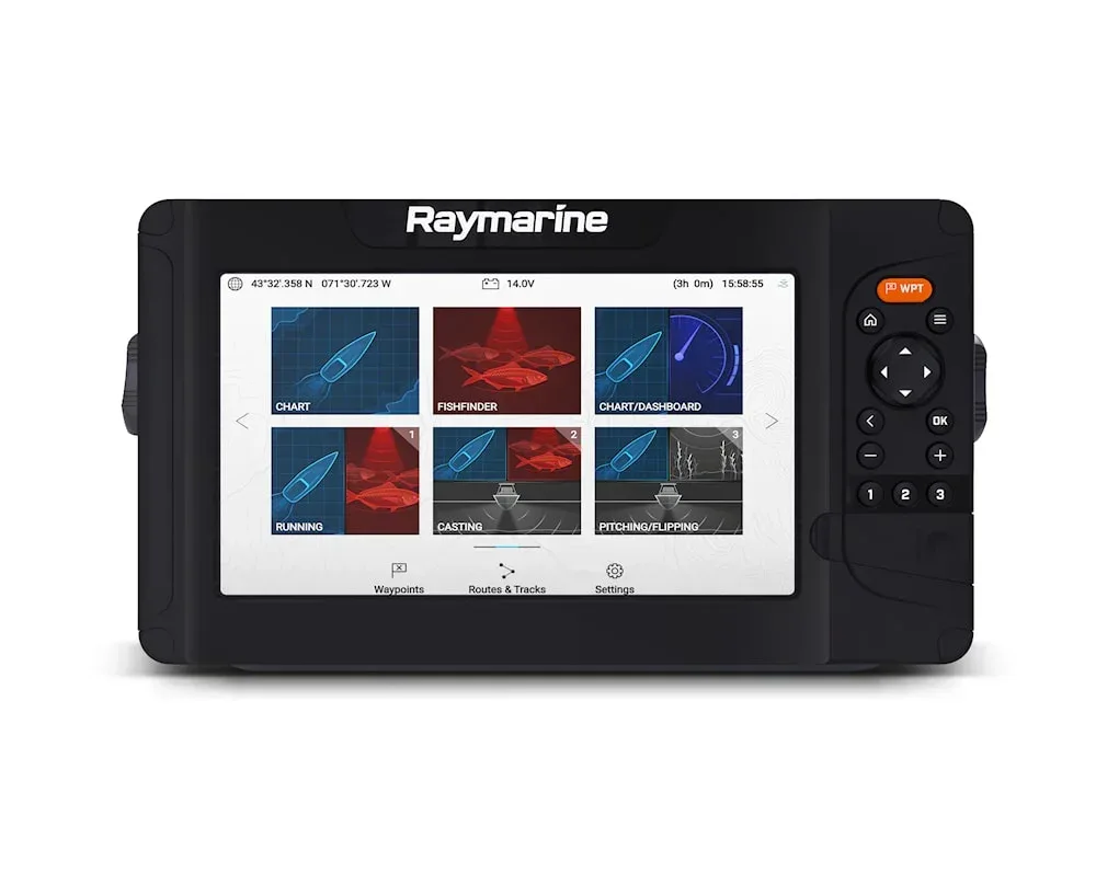 Raymarine Element 9 HV yhdistelmälaite + HV-100 anturi + Pohjois-Euroopan kartta - Image 3