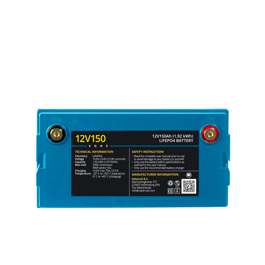 Rebelcell Edge 12V 150 Ah Bluetooth LiFePO4 akku - Image 3