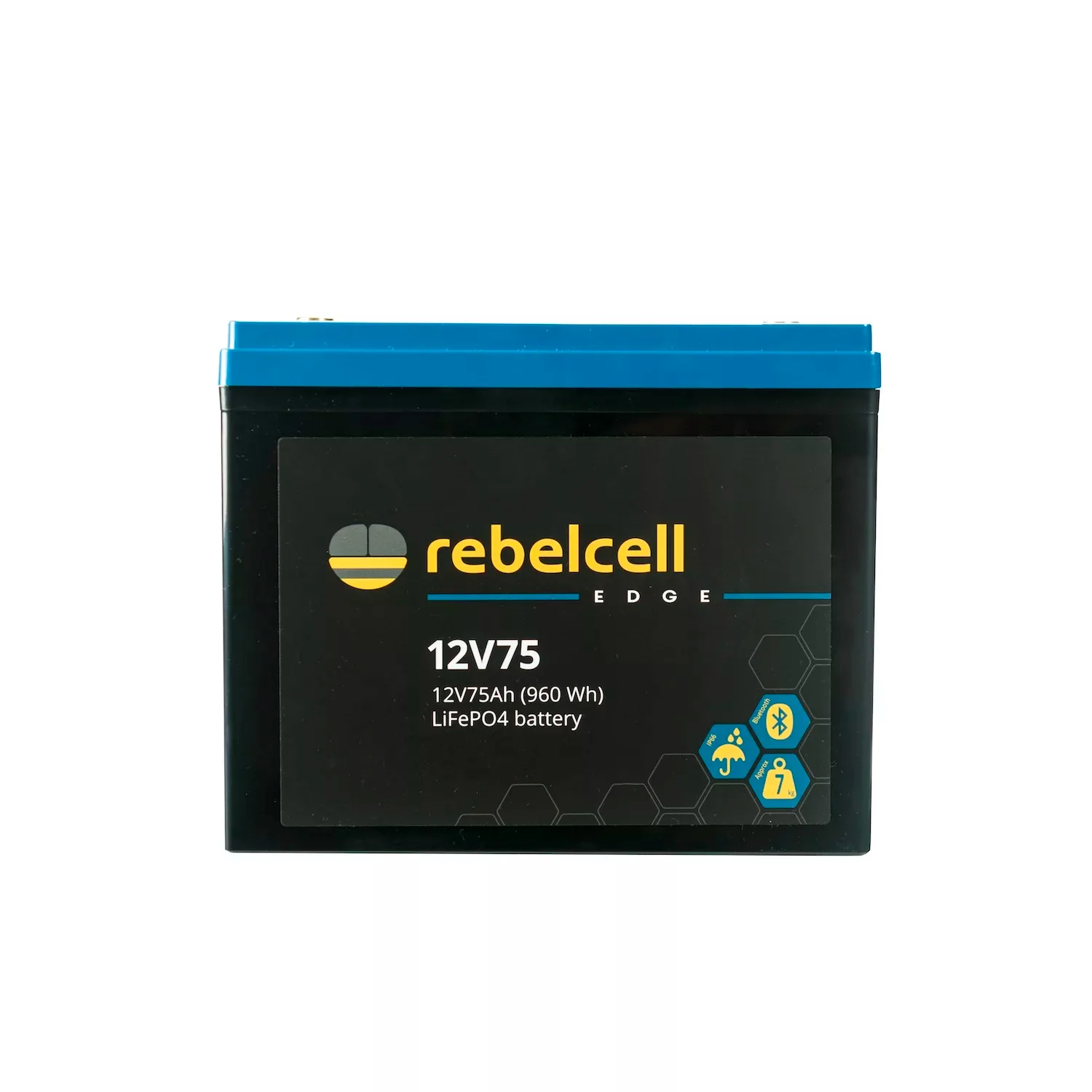 Rebelcell Edge 12V 75 Ah Bluetooth LiFePO4 akku - Image 2
