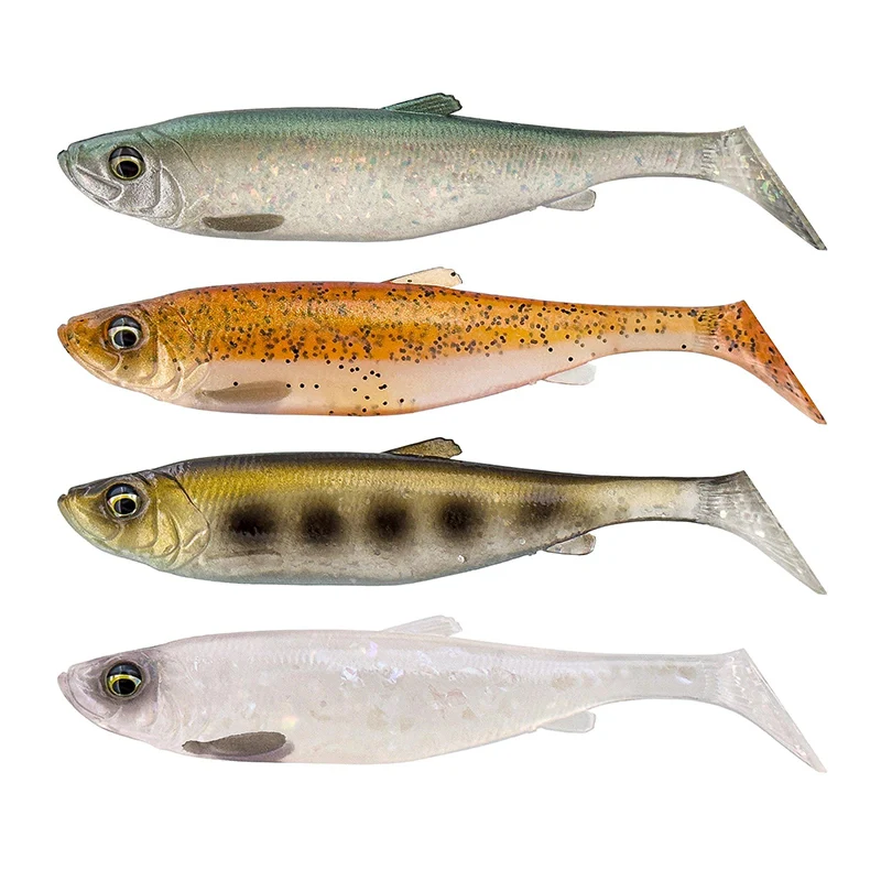 Savage Gear 3D Herring Shad 9 cm Clear Water Mix jigi 4 kpl/pkt