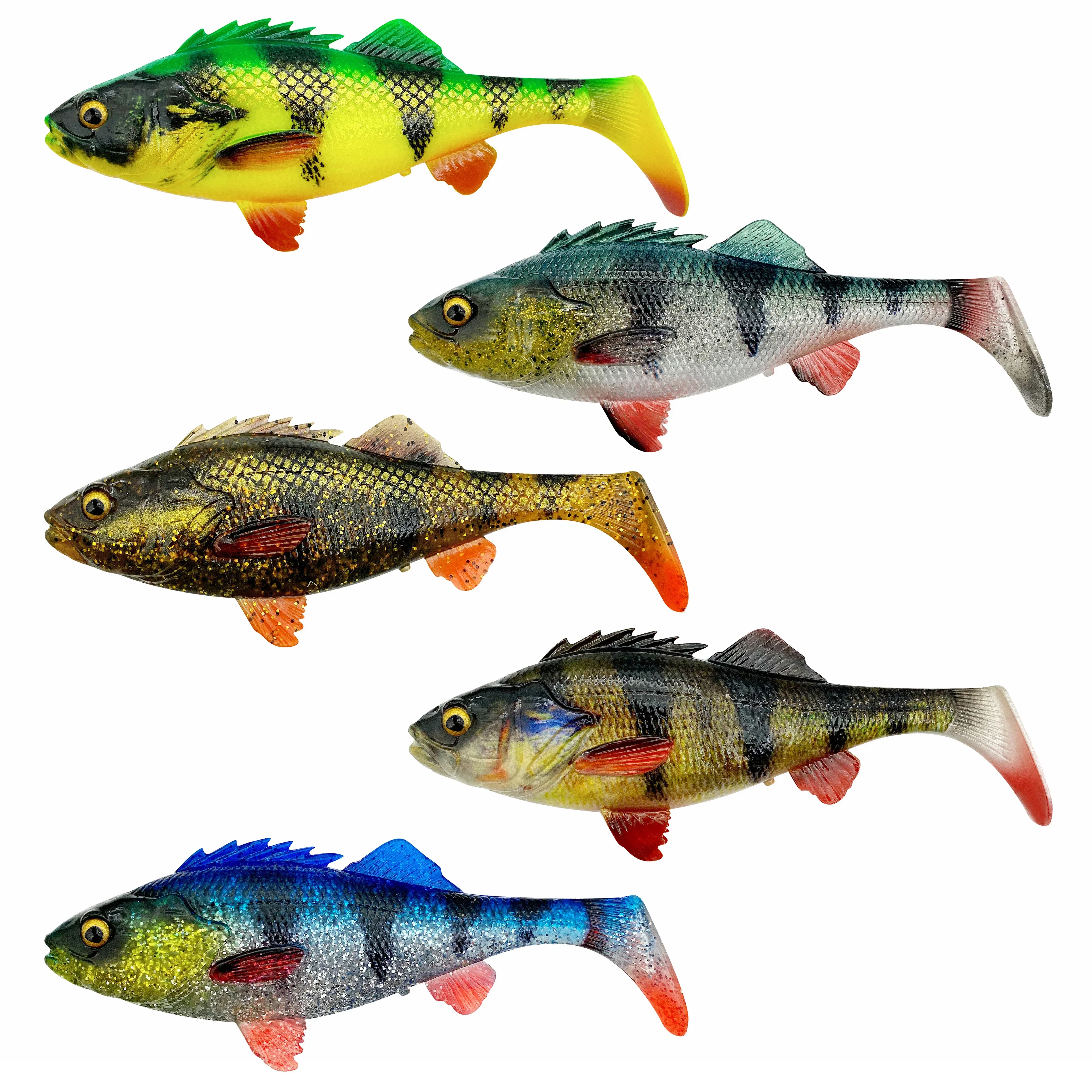 Savage Gear 4D Perch Shad 20 cm lajitelma 5 kpl
