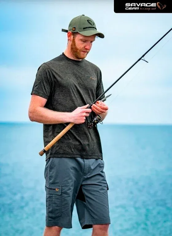 Savage Gear Fighter Castlerock Grey shortsit - Image 5