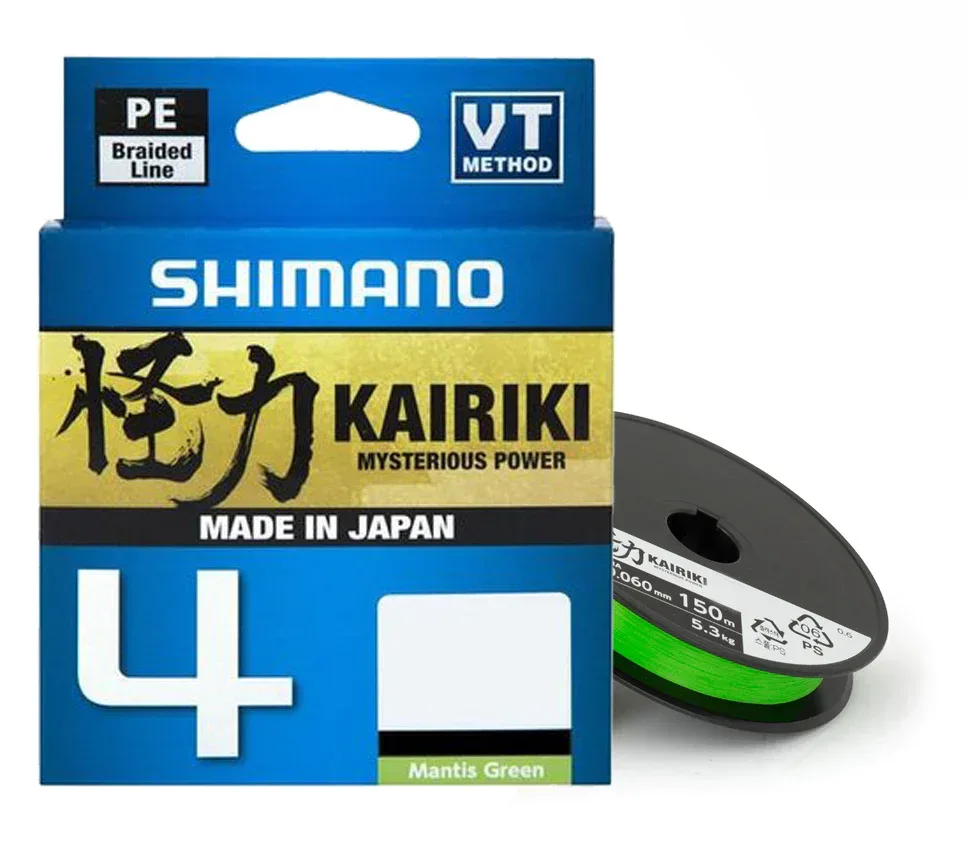 Shimano Kairiki 4 Mantis Green 300 m kuitusiima