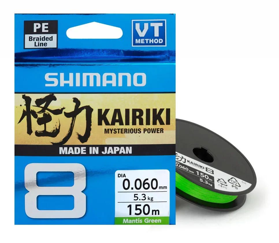 Shimano Kairiki 8 Mantis Green 300 m kuitusiima - Image 7