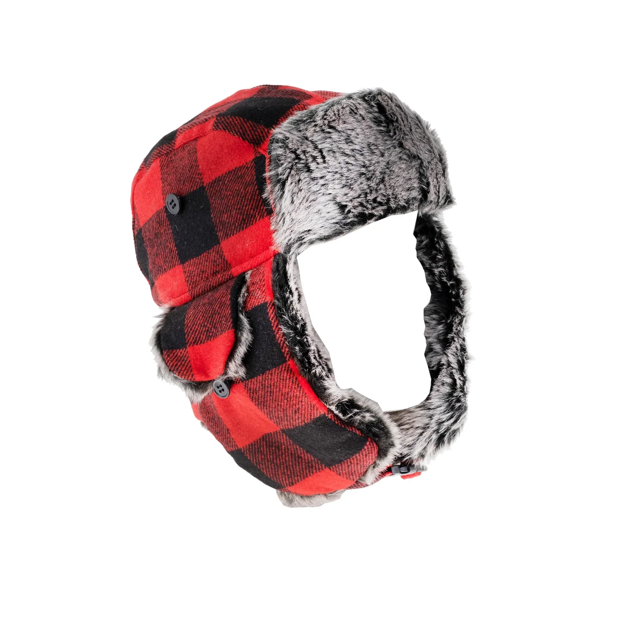 Snow Fox Lumberjack karvahattu punainen - Image 2