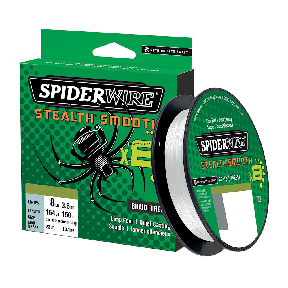 Spiderwire Smooth 8 valkoinen 150 m kuitusiima - Image 3