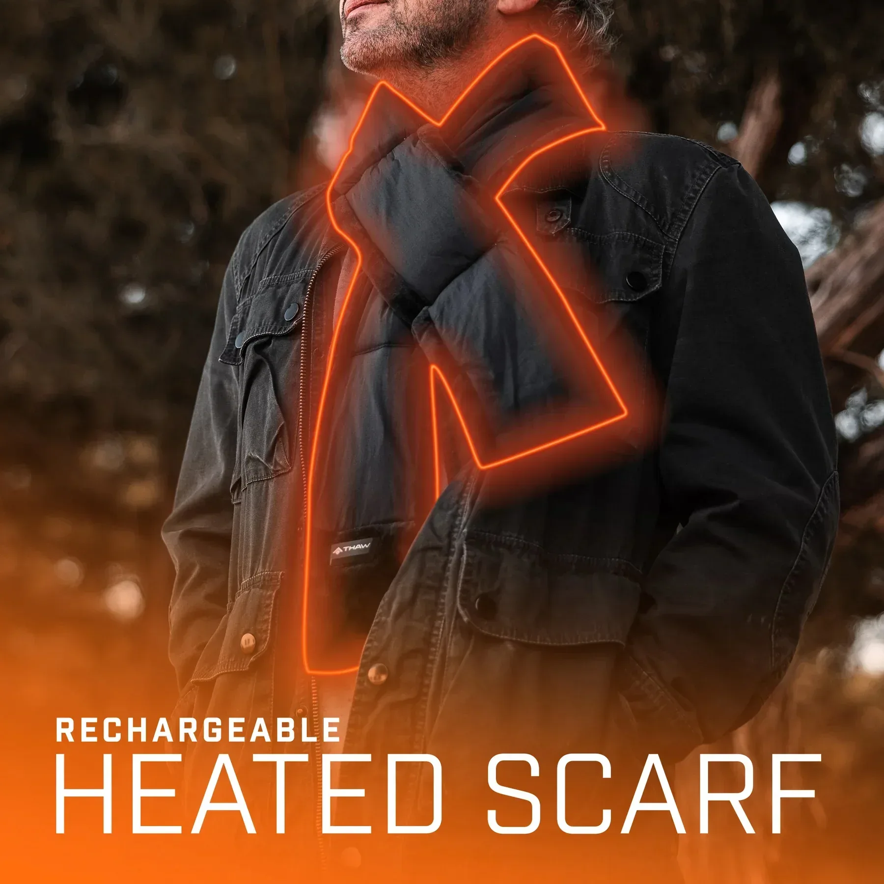 THAW Heated Scarf 2.0 lämmitettävä huivi 5000 mAh akulla - Image 3