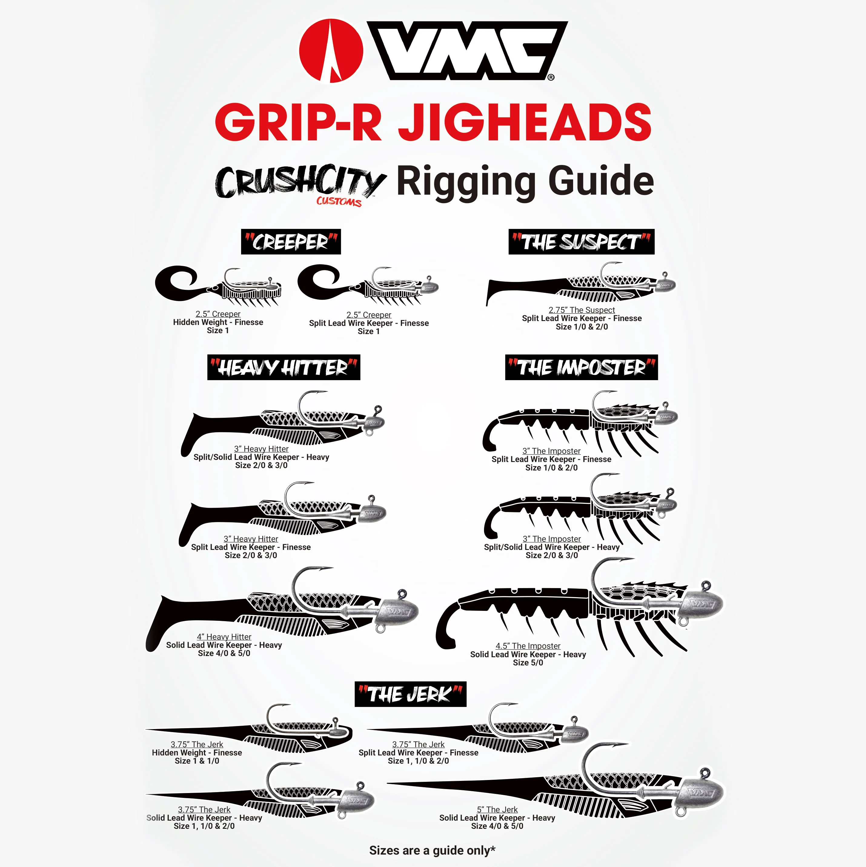 VMC Grip-R Finesse jigipää 4,8 g 5 kpl/pkt - Image 4