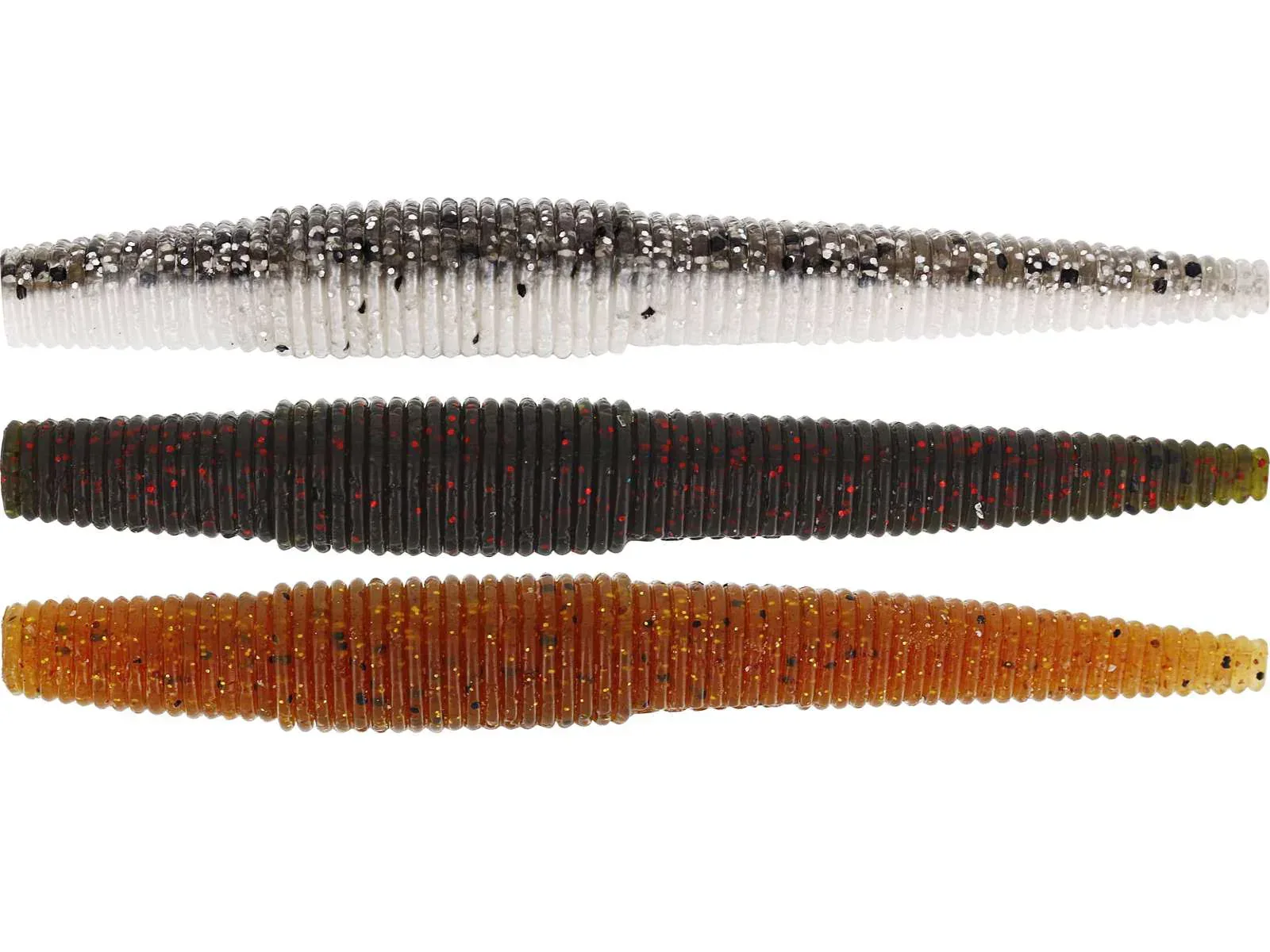 Westin NED Worm Clear Water Mix 9 cm jigi 6 kpl/pkt