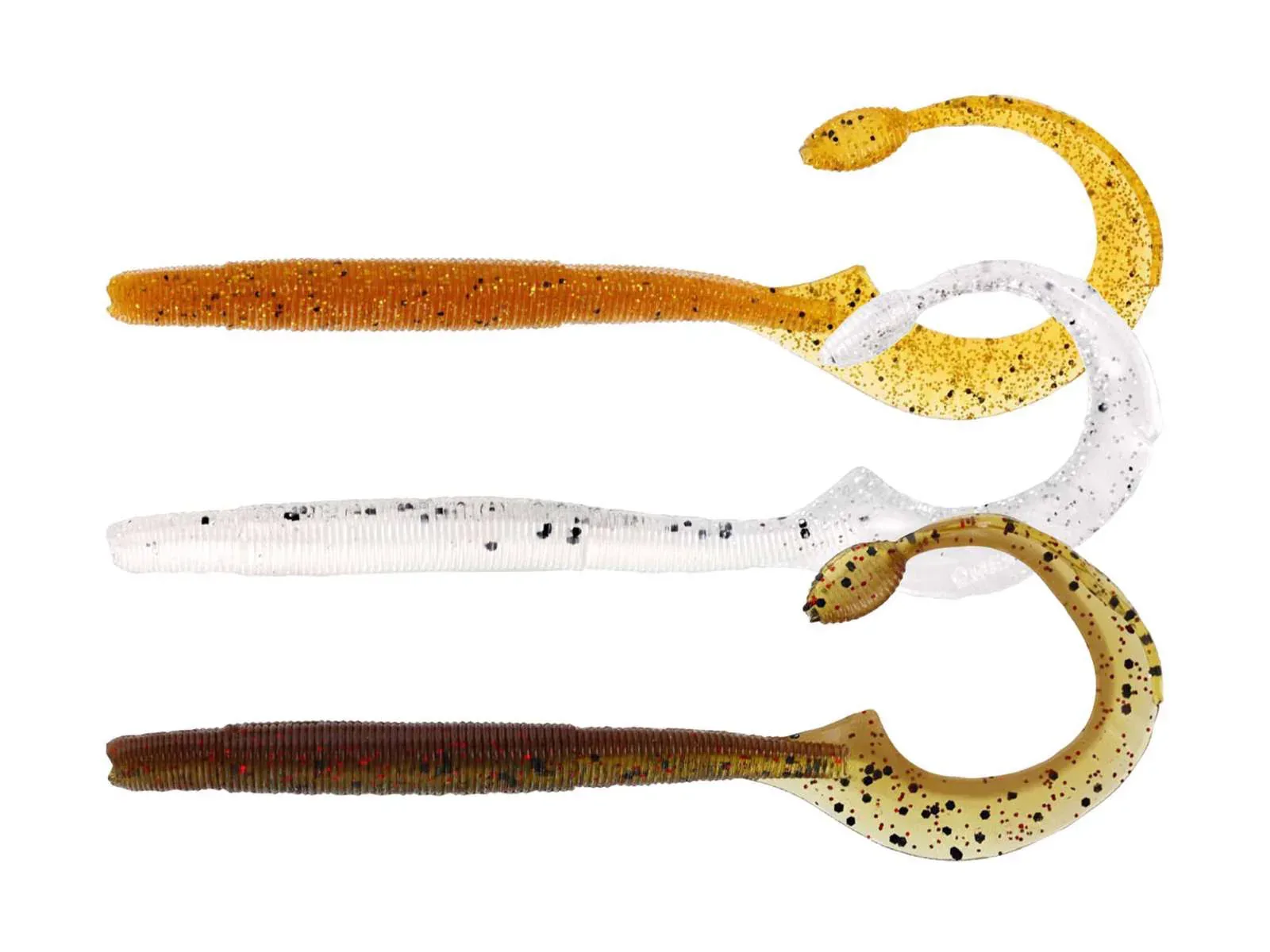 Westin NED Worm Curl Clear Water Mix 12 cm jigi 5 kpl/pkt