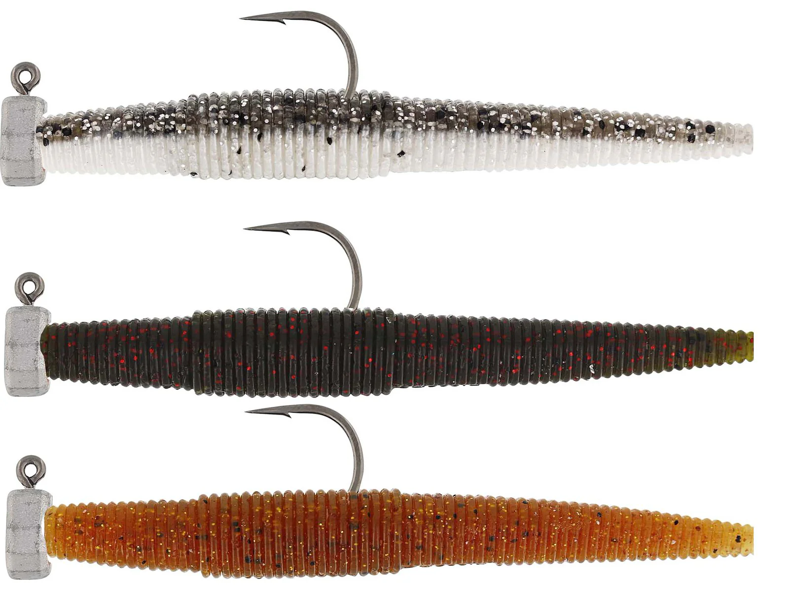 Westin NED Worm R´N R Clear Water Mix 7 cm jigi 3 kpl/pkt - Image 2