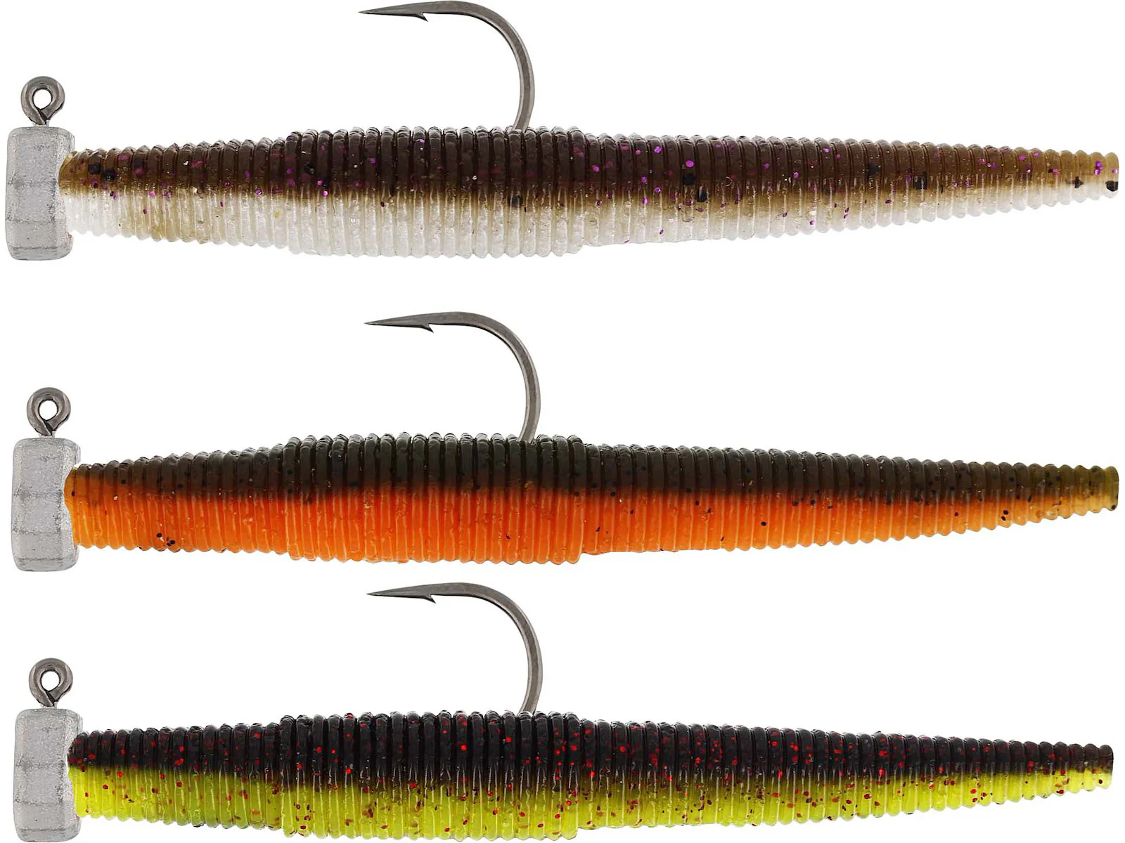 Westin NED Worm R´N R Dark Water Mix 7 cm jigi 3 kpl/pkt