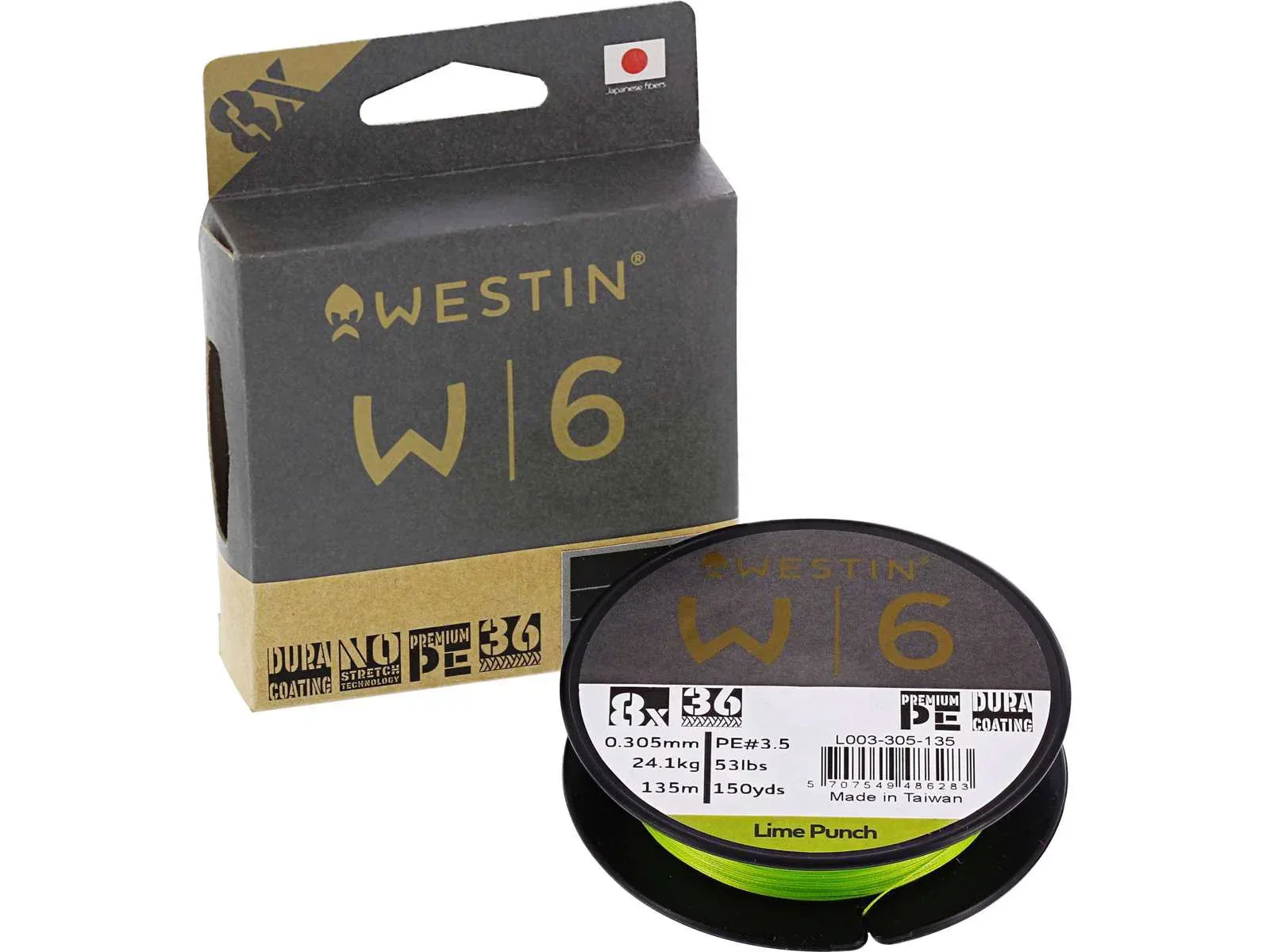 Westin W6 Lime Punch 135 m kuitusiima - Image 2